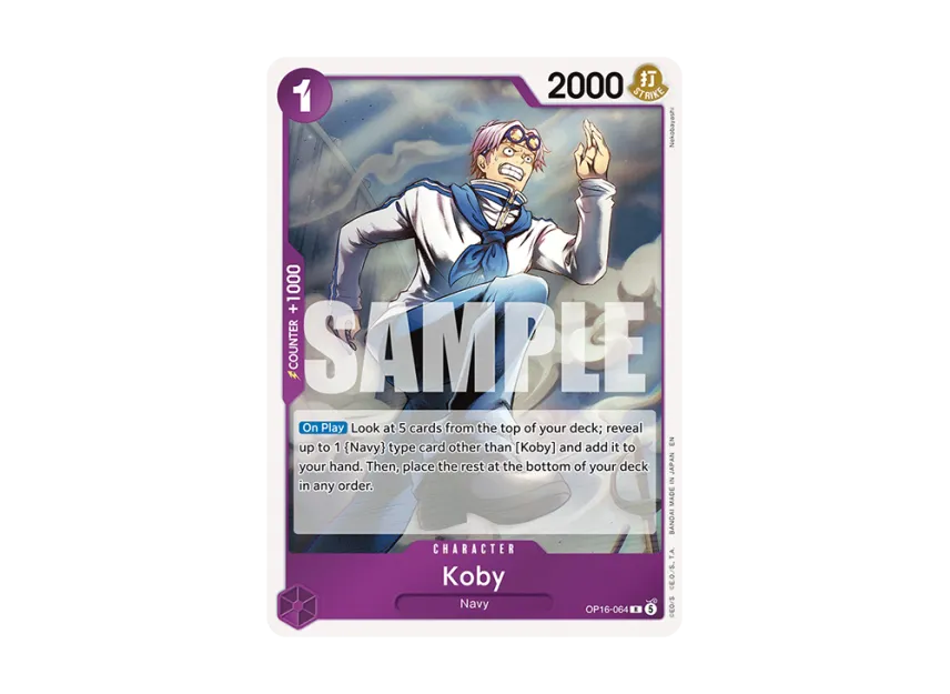Koby R [OP16-064] [EN] (Booster Pack "THE TIME OF BATTLE")