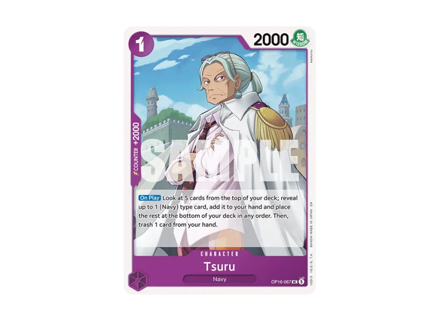 Tsuru UC [OP16-067] [EN] (Booster Pack "THE TIME OF BATTLE")