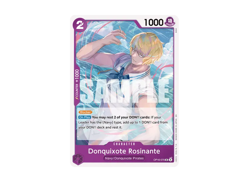 Donquixote Rosinante UC [OP16-070] [EN] (Booster Pack "THE TIME OF BATTLE")