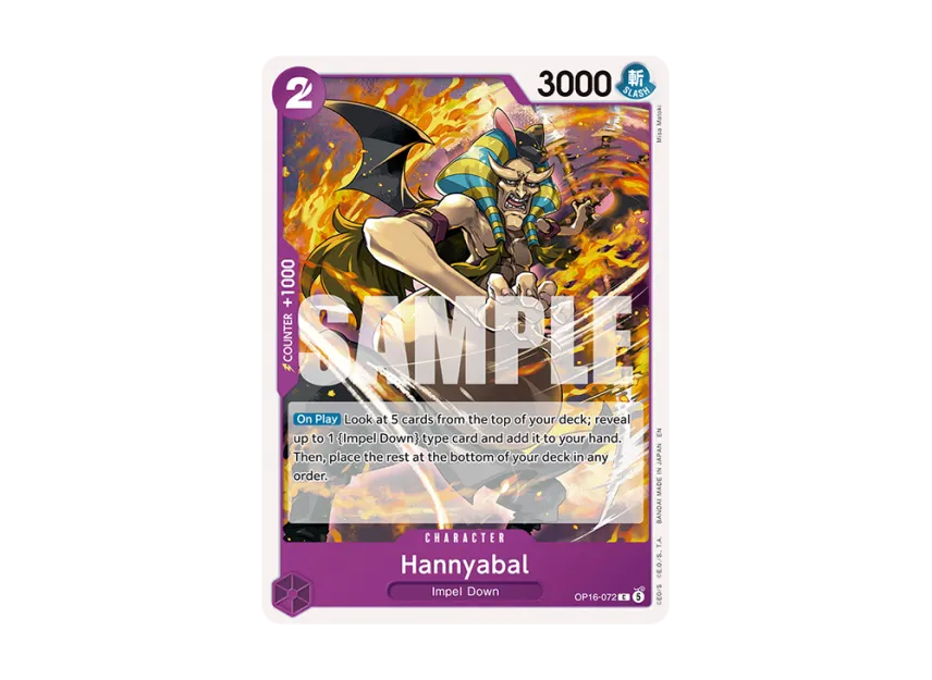 Hannyabal C [OP16-072] [EN] (Booster Pack "THE TIME OF BATTLE")