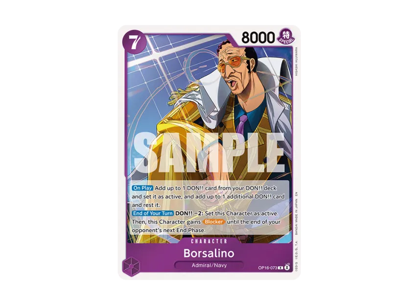 Borsalino R [OP16-073] [EN] (Booster Pack "THE TIME OF BATTLE")
