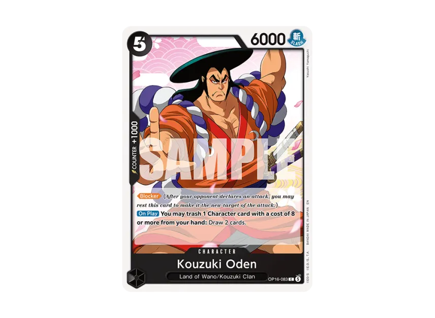 Kouzuki Oden C [OP16-083] [EN] (Booster Pack "THE TIME OF BATTLE")
