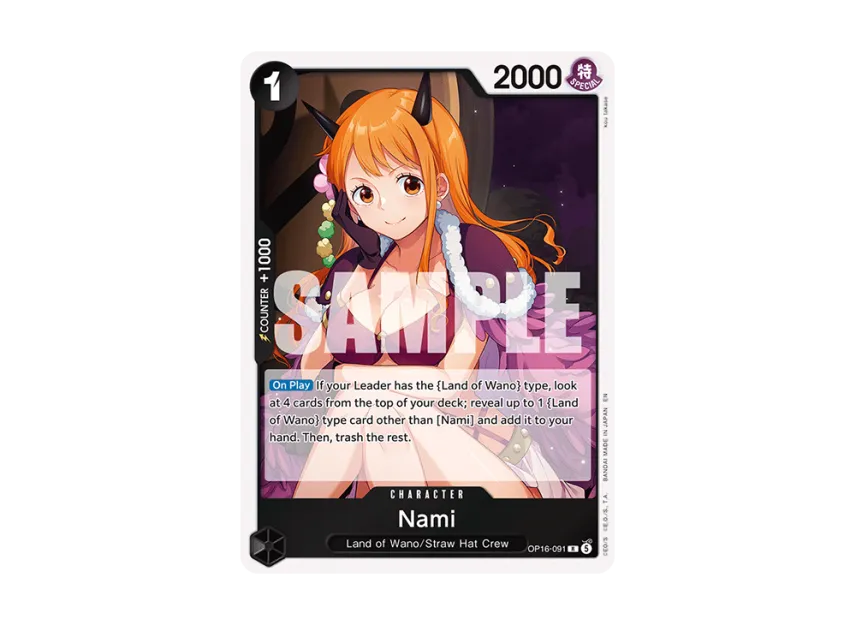 Nami R [OP16-091] [EN] (Booster Pack "THE TIME OF BATTLE")