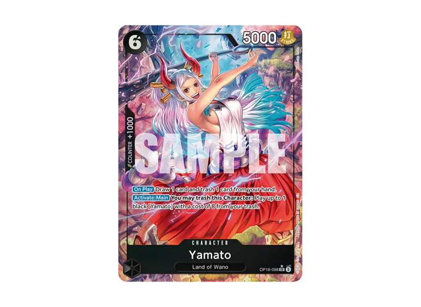 Yamato SR-P [OP16-098] [EN] (Booster Pack "THE TIME OF BATTLE")
