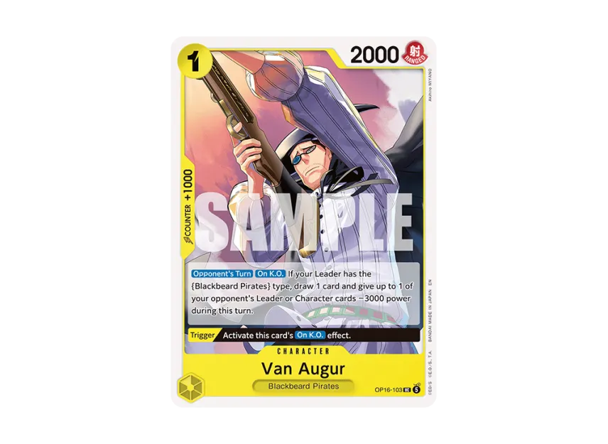 Van Augur UC [OP16-103] [EN] (Booster Pack "THE TIME OF BATTLE")