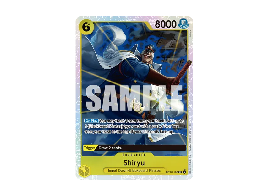 Shiryu SR [OP16-108] [EN] (Booster Pack "THE TIME OF BATTLE")