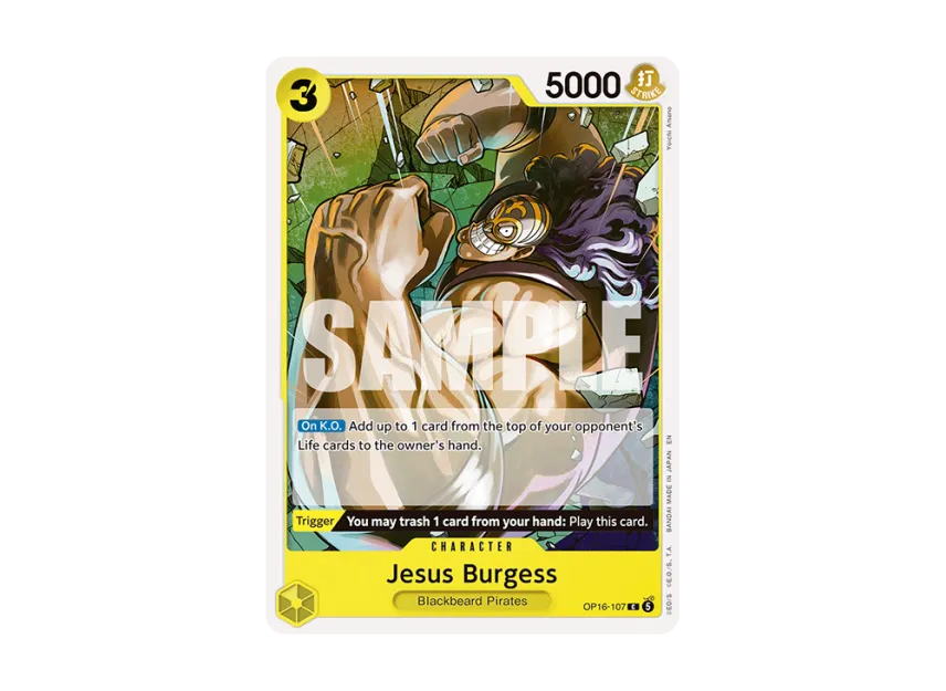 Jesus Burgess C [OP16-107] [EN] (Booster Pack "THE TIME OF BATTLE")