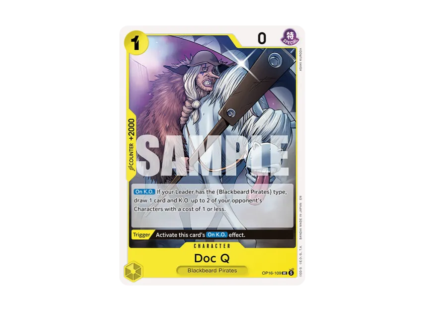 Doc Q UC [OP16-109] [EN] (Booster Pack "THE TIME OF BATTLE")