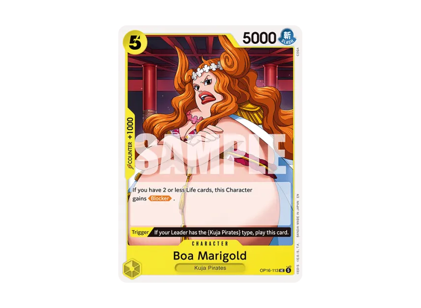 Boa Marigold UC [OP16-113] [EN] (Booster Pack "THE TIME OF BATTLE")