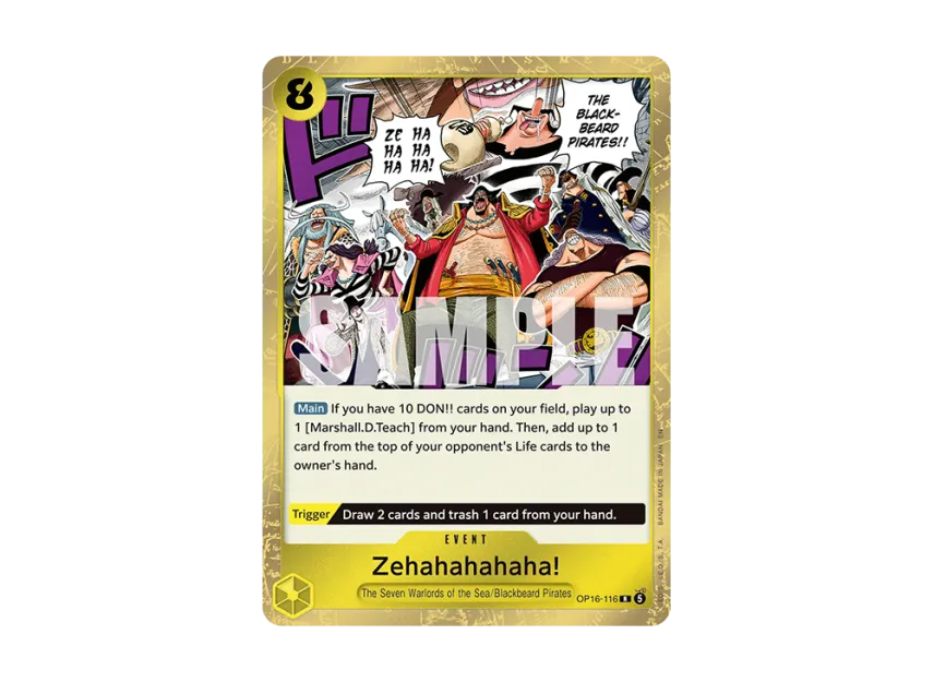 Zehahahahaha! R [OP16-116] [EN] (Booster Pack "THE TIME OF BATTLE")