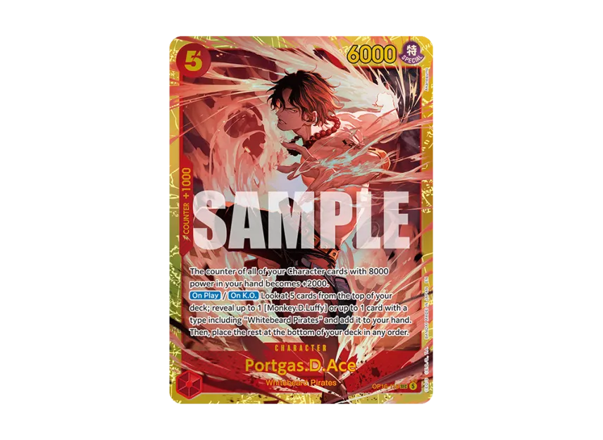 Portgas.D.Ace SEC [OP16-118] [EN] (Booster Pack "THE TIME OF BATTLE")