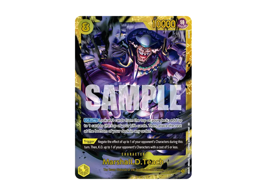 Marshall.D.Teach SEC [OP16-119] [EN] (Booster Pack "THE TIME OF BATTLE")