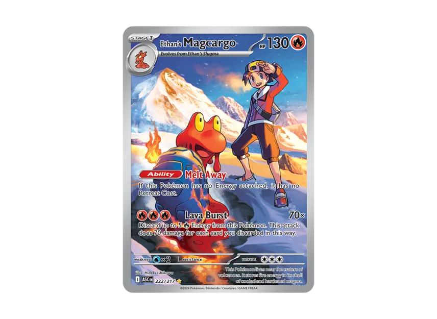 Ethan's Magcargo IR [ASC 222/217] [EN] (Mega Evolution "Ascended Heroes")