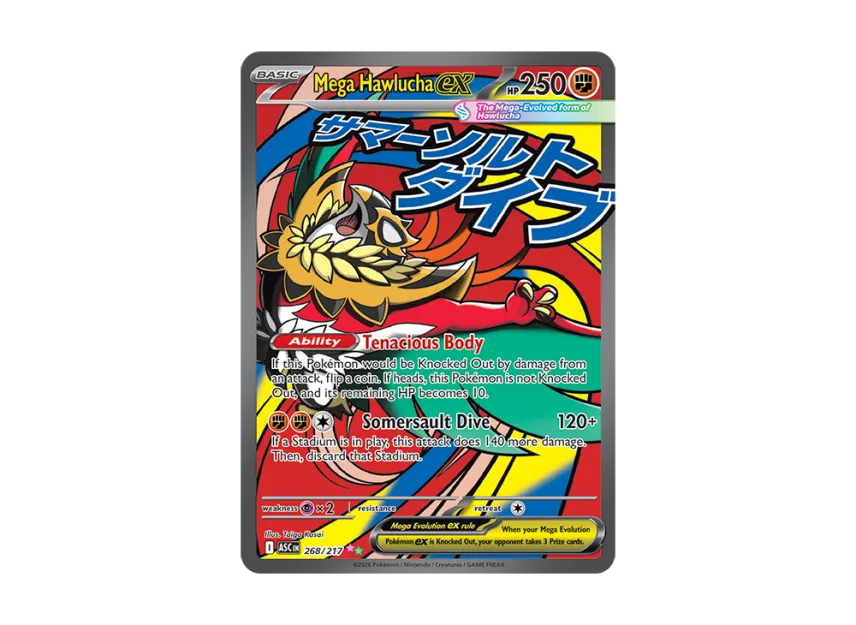 Mega Hawlucha ex MAR [ASC 268/217] [EN] (Mega Evolution "Ascended Heroes")