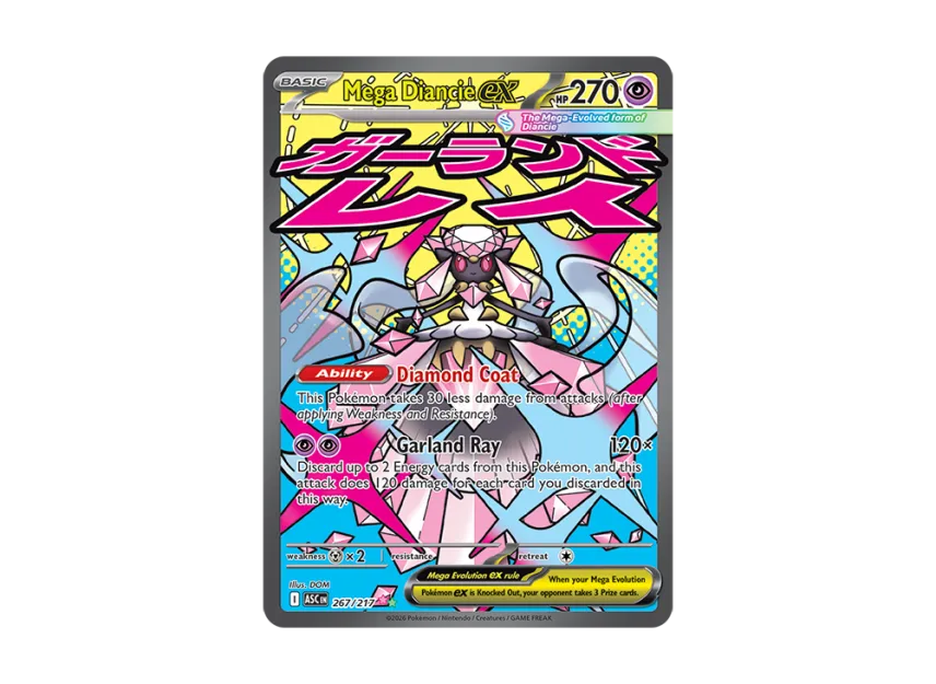 Mega Diancie ex MAR [ASC 267/217] [EN] (Mega Evolution "Ascended Heroes")