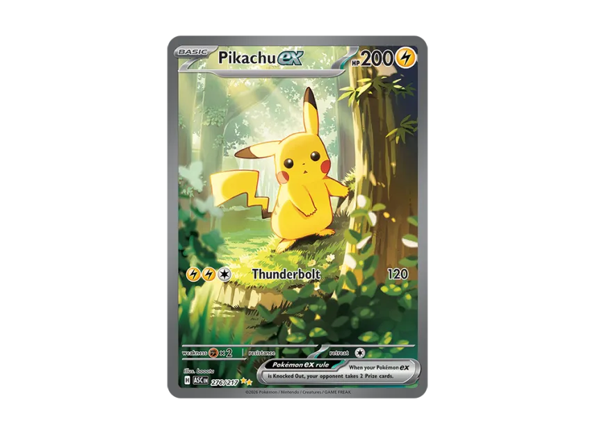 Pikachu ex SIR [ASC 276/217] [EN] (Mega Evolution "Ascended Heroes")