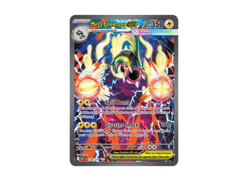 Mega Eelektross ex SIR [ASC 278/217] [EN] (Mega Evolution "Ascended Heroes")