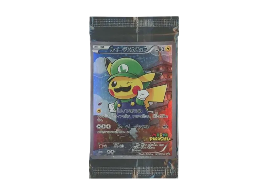 Luigi Pikachu [XY-P 295 / XY-P 296](Promotional Card "Luigi Pikachu Special BOX") Unopened Pack [EN]