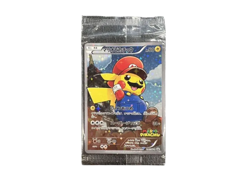 Mario Pikachu [XY-P 294 / XY-P 293](Promotional Card "Mario Pikachu Special BOX") Unopened Pack [EN]