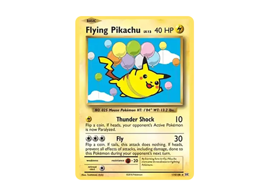 Flying Pikachu R [108-EVOLUTIONS 110/108] (XY "Evolutions")
