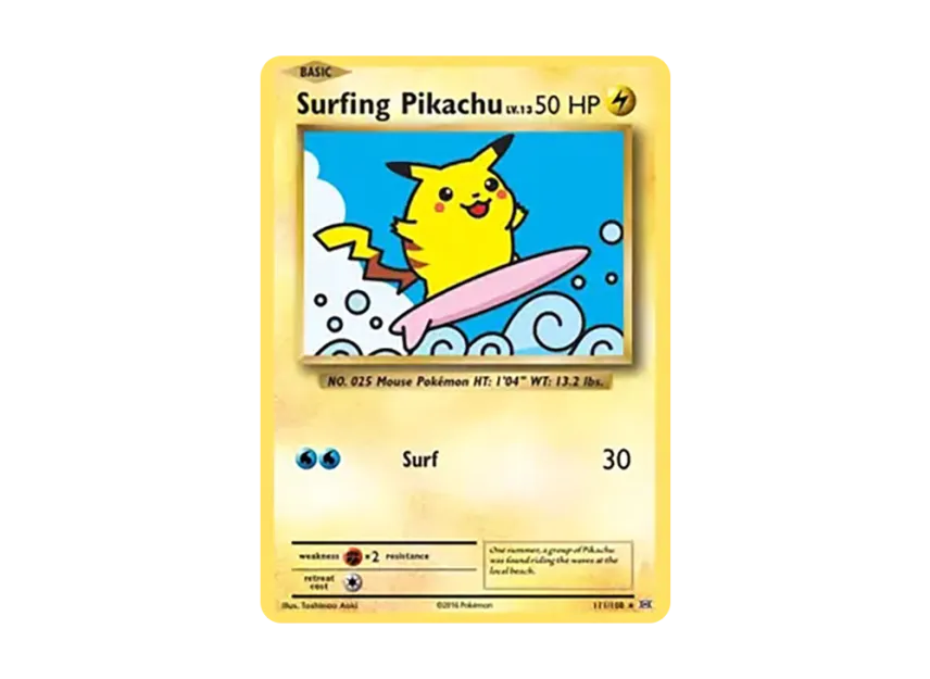 Surfing Pikachu R [108-EVOLUTIONS 111/108] (XY "Evolutions")