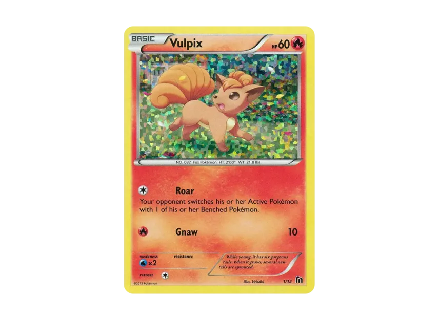 Vulpix : Holo [12-MCDONALD-S-COLLECTION-2016 1/12] (XY "McDonald's Collection 2016")