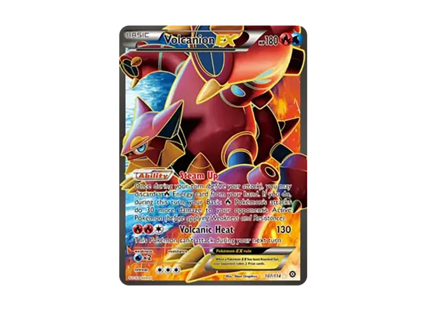 Volcanion EX UR [114-STEAM-SIEGE 107/114] (XY "Steam Siege")