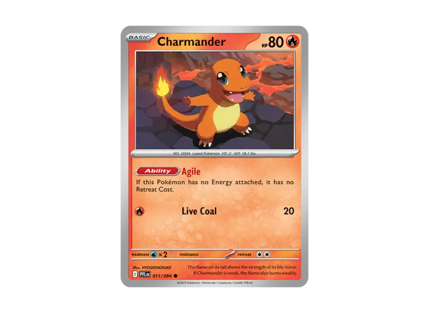 Charmander C [PFL 011/094] [EN] (Mega Evolution "Phantasmal Flames")
