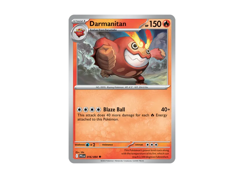 Darmanitan U [PFL 016/094] [EN] (Mega Evolution "Phantasmal Flames")