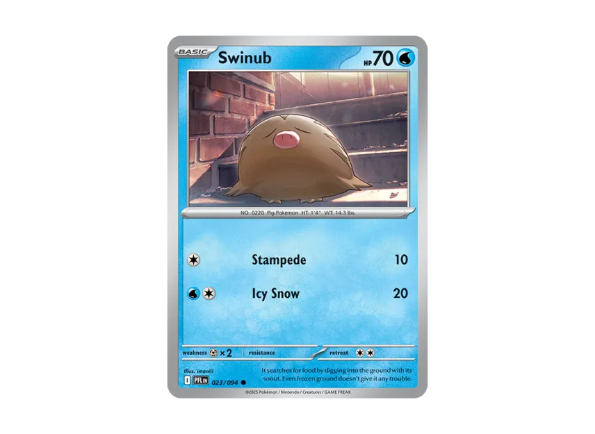Swinub C [PFL 023/094] [EN] (Mega Evolution "Phantasmal Flames")