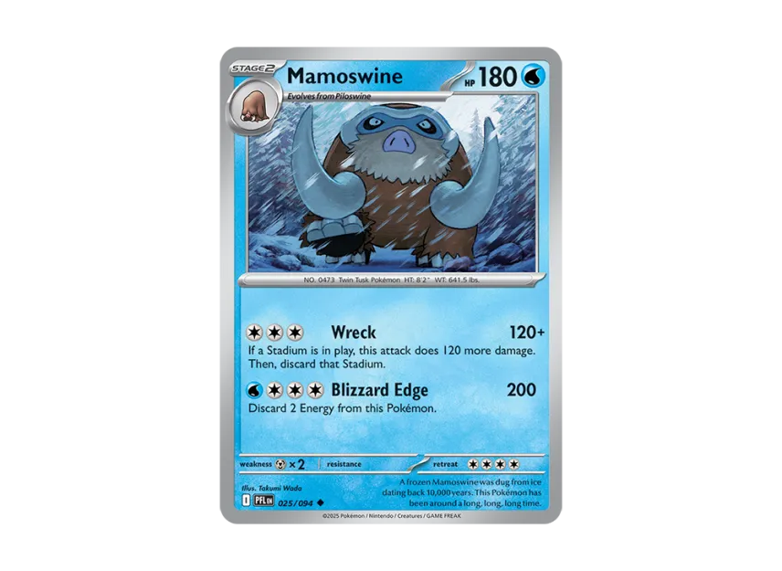 Mamoswine U [PFL 025/094] [EN] (Mega Evolution "Phantasmal Flames")
