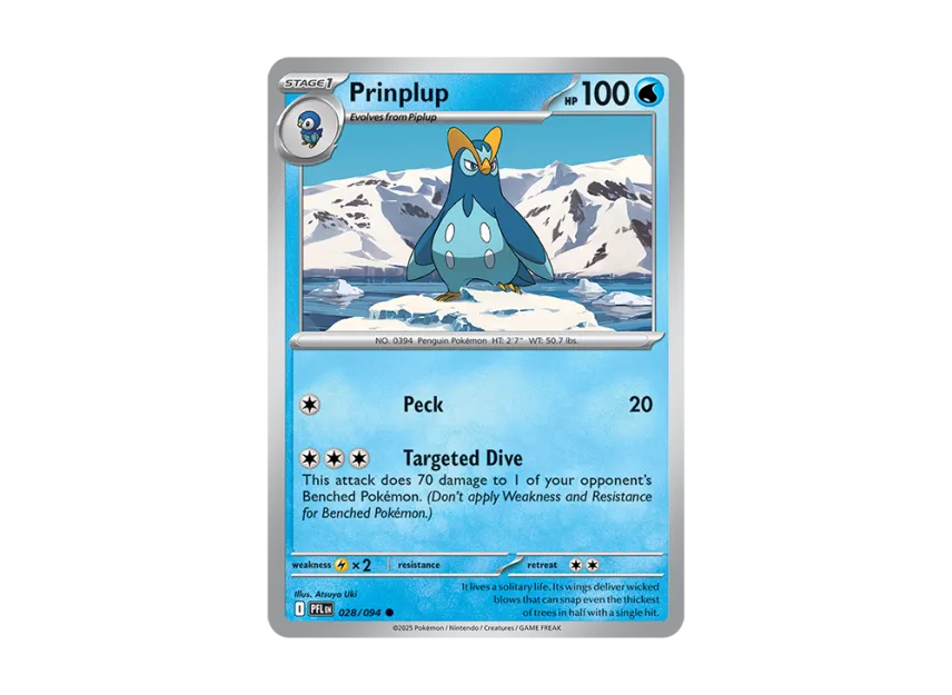 Prinplup C [PFL 028/094] [EN] (Mega Evolution "Phantasmal Flames")