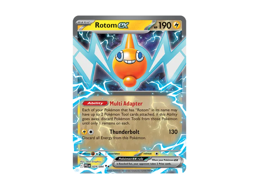 Rotom ex RR [PFL 029/094] [EN] (Mega Evolution "Phantasmal Flames")