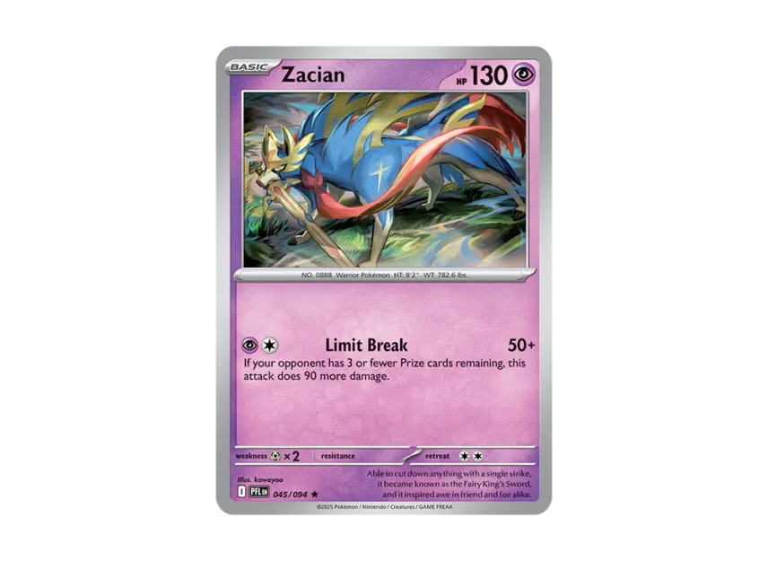 Zacian R [PFL 045/094] [EN] (Mega Evolution "Phantasmal Flames")
