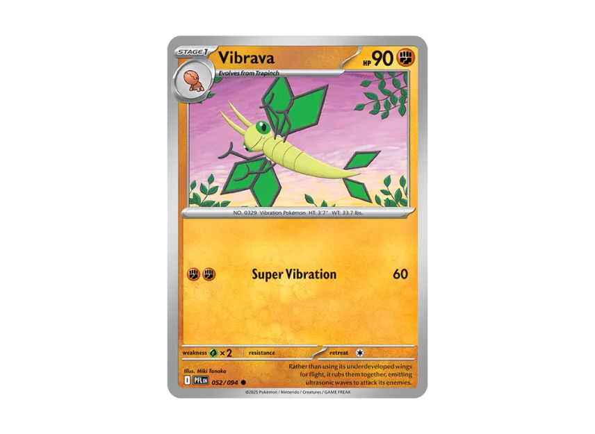 Vibrava C [PFL 052/094] [EN] (Mega Evolution "Phantasmal Flames")