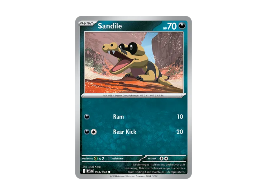 Sandile C [PFL 064/094] [EN] (Mega Evolution "Phantasmal Flames")