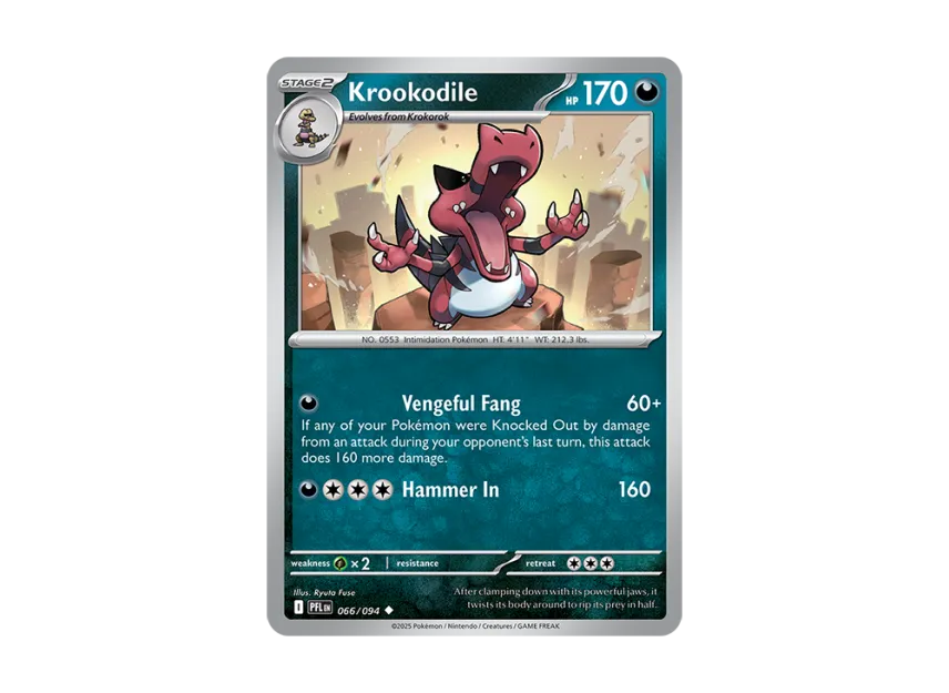 Krookodile U [PFL 066/094] [EN] (Mega Evolution "Phantasmal Flames")
