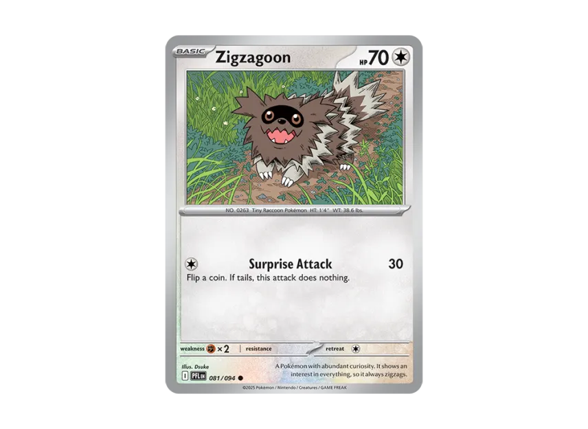 Zigzagoon C [PFL 081/094] [EN] (Mega Evolution "Phantasmal Flames")