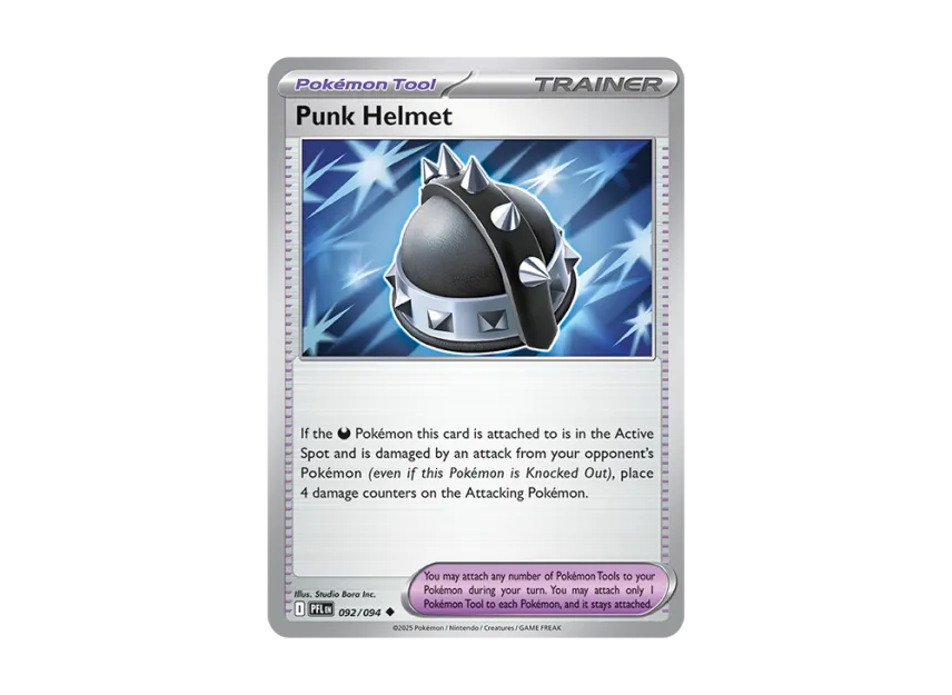 Punk Helmet U [PFL 092/094] [EN] (Mega Evolution "Phantasmal Flames")