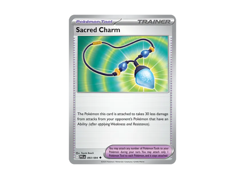 Sacred Charm U [PFL 093/094] [EN] (Mega Evolution "Phantasmal Flames")