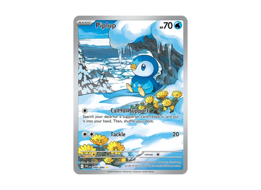 Piplup IR [PFL 098/094] [EN] (Mega Evolution "Phantasmal Flames")