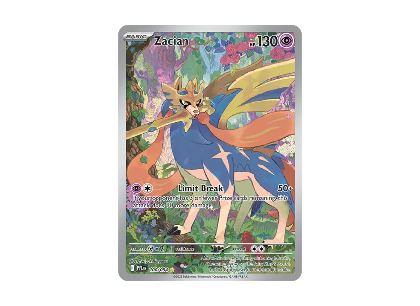 Zacian IR [PFL 100/094] [EN] (Mega Evolution "Phantasmal Flames")