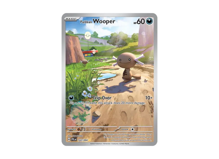 Paldean Wooper IR [PFL 102/094] [EN] (Mega Evolution "Phantasmal Flames")