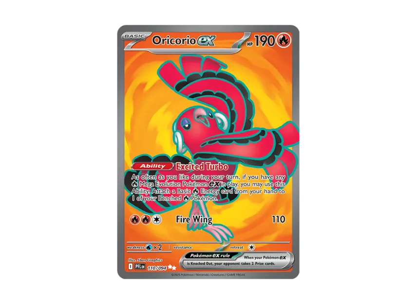 Oricorio ex UR [PFL 110/094] [EN] (Mega Evolution "Phantasmal Flames")