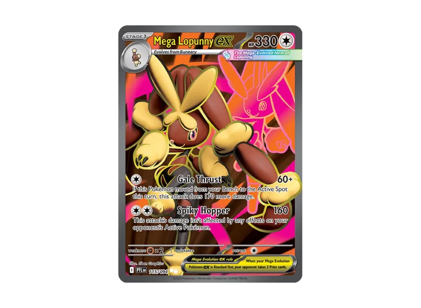 Mega Lopunny ex UR [PFL 115/094] [EN] (Mega Evolution "Phantasmal Flames")