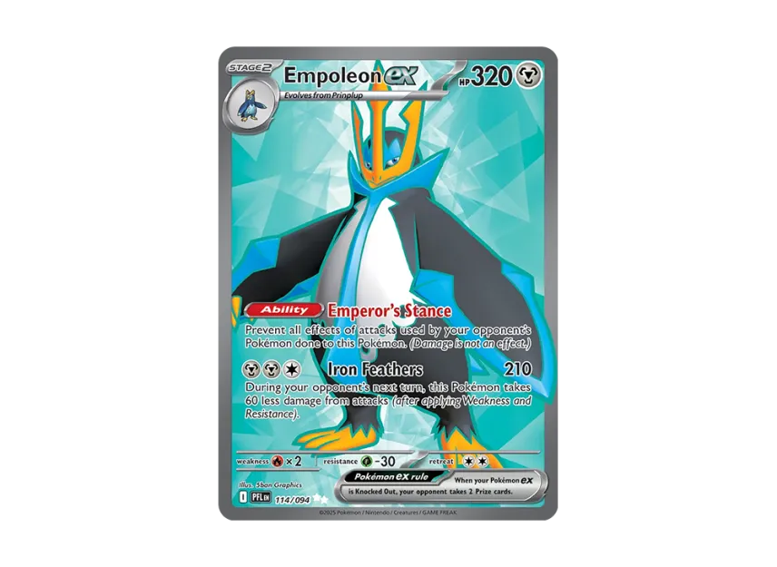 Empoleon ex UR [PFL 114/094] [EN] (Mega Evolution "Phantasmal Flames")