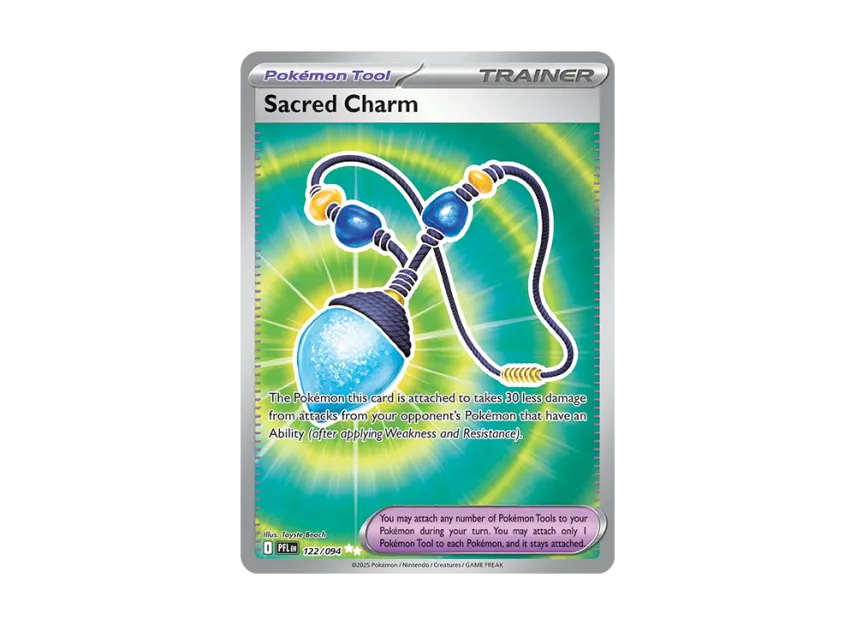 Sacred Charm UR [PFL 122/094] [EN] (Mega Evolution "Phantasmal Flames")