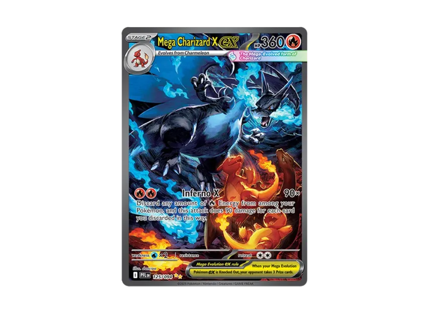 Mega Charizard X ex SIR [PFL 125/094] [EN] (Mega Evolution "Phantasmal Flames")