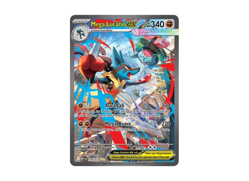 Mega Lucario ex SIR [MEG 179/132] [EN] (Mega Evolution)