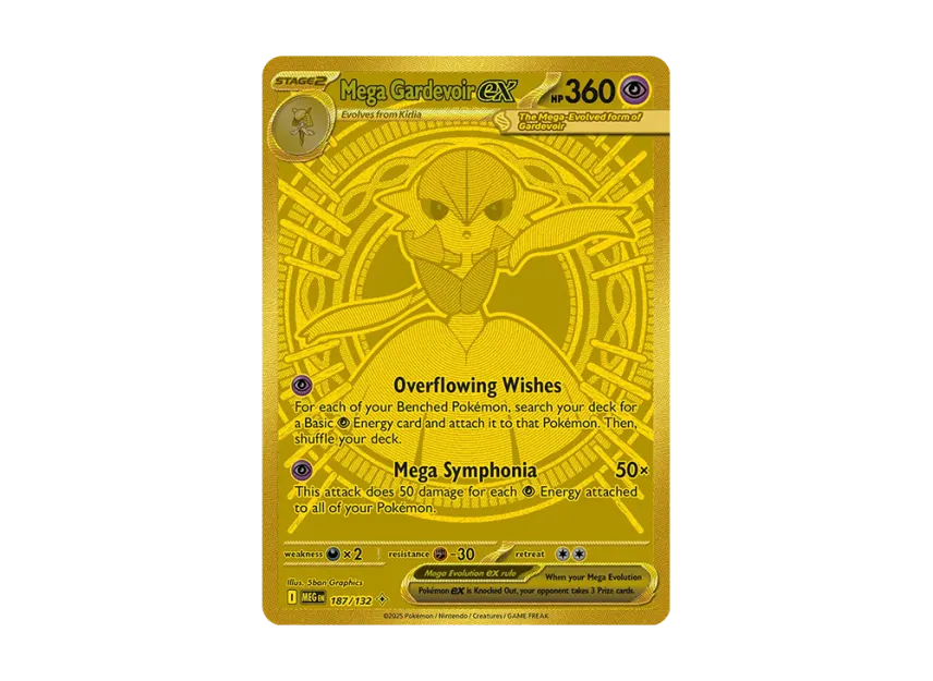 Mega Gardevoir ex MHR [MEG 187/132] [EN] (Mega Evolution)